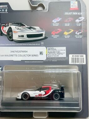 Majorette White & Red Race Car Toy - Collector Series